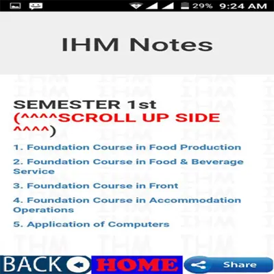 HOTEL MANAGEMENT NOTES android App screenshot 0